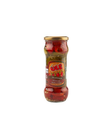 JALAPEÑOS ROJOS Y VERDES OLE 370 G