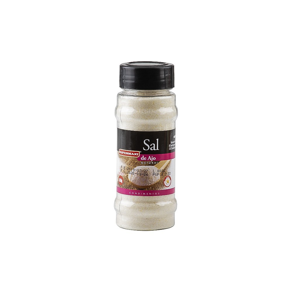 SAL DE AJO NATURAL SUPERMAXI 140 G