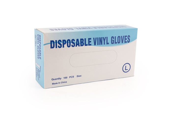 GUANTES ALIMENTOS VINIL LG X100
