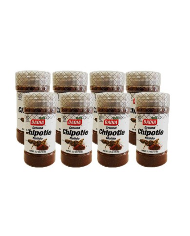 CHIPOTLE MOLIDO BADÍA CAJA (8 X 71 G)