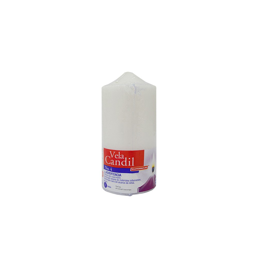VELA CANDIL SUPERMAXI N-4 ( 1 UNID )