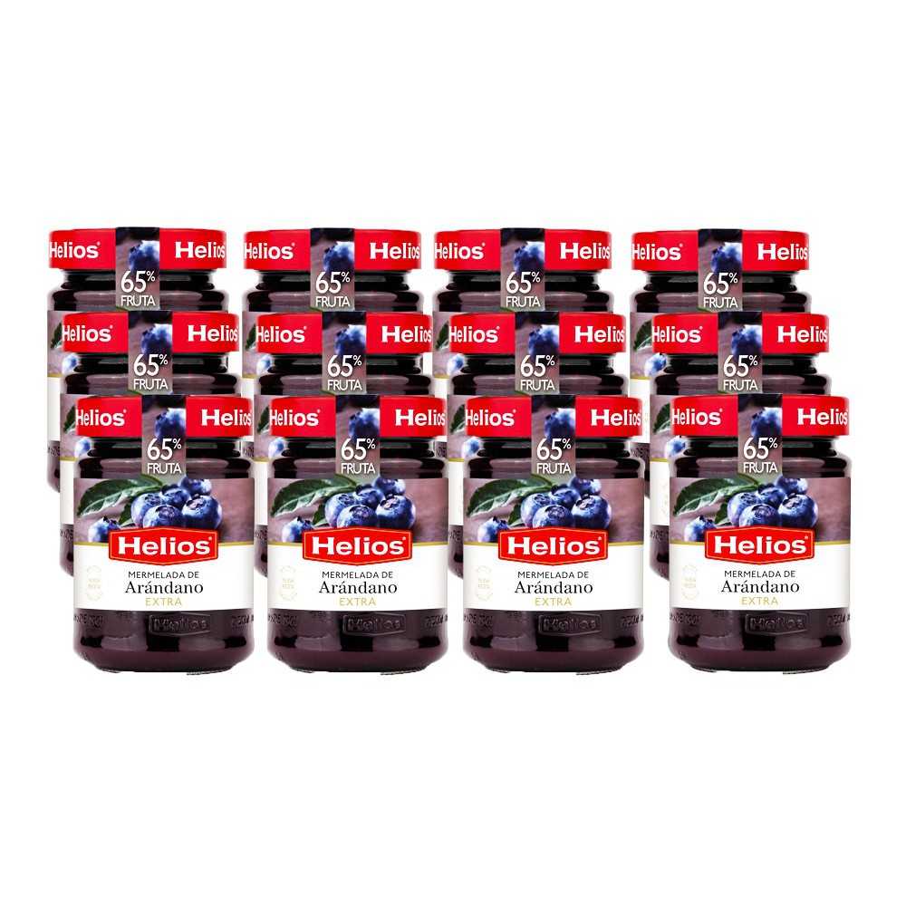 MERMELADA DE ARANDANOS HELIOS CAJA (12 X 340 G)