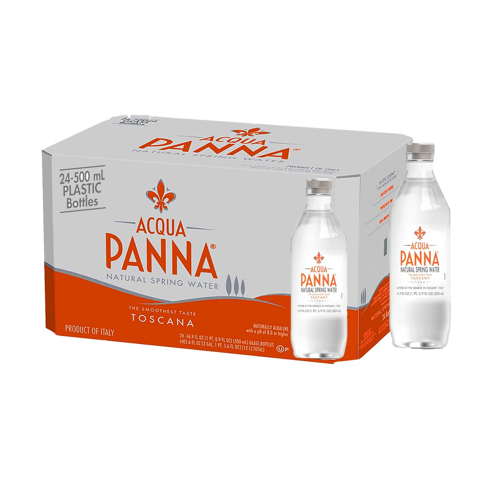 AGUA SIN GAS ACQUA PANNA CAJA (24 X 500 ML)