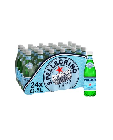AGUA CON GAS SAN PELLEGRINO CAJA (24 X 500 ML)
