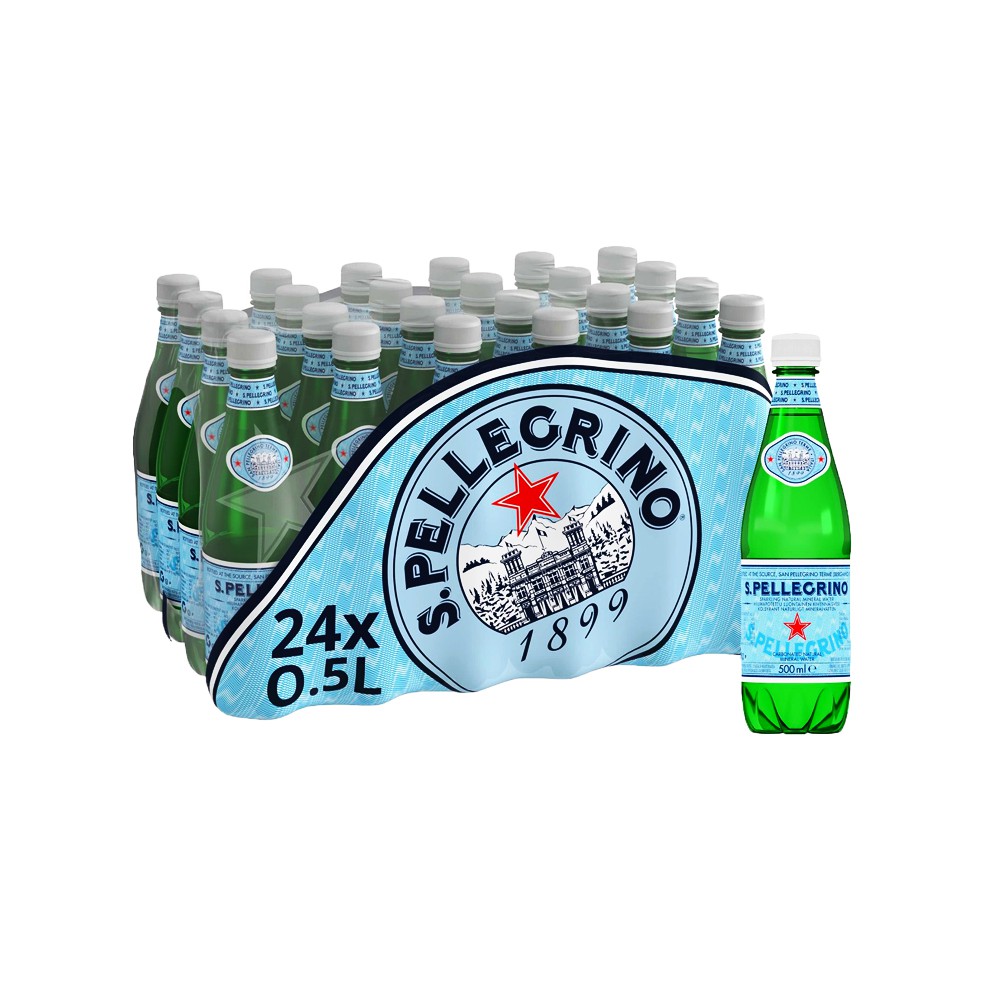 AGUA CON GAS SAN PELLEGRINO CAJA (24 X 500 ML)