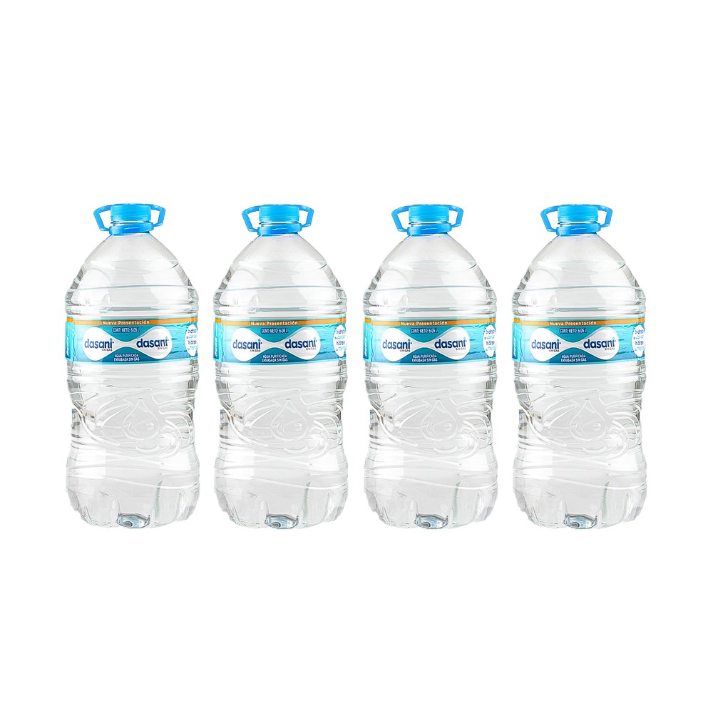 AGUA SIN GAS DASANI CAJA (4 X 6.05 LT)
