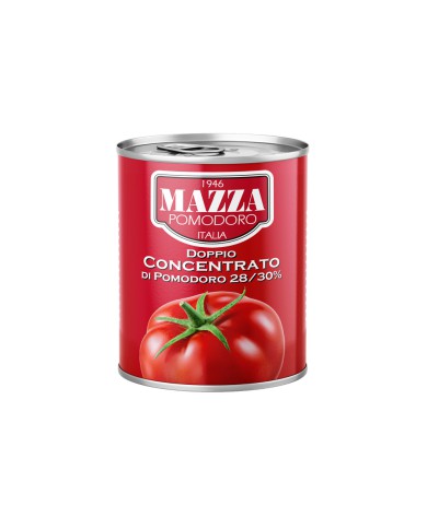PASTA DE TOMATE DOBLE CONCENTRADA 28/30 LATA MAZZA 400 G