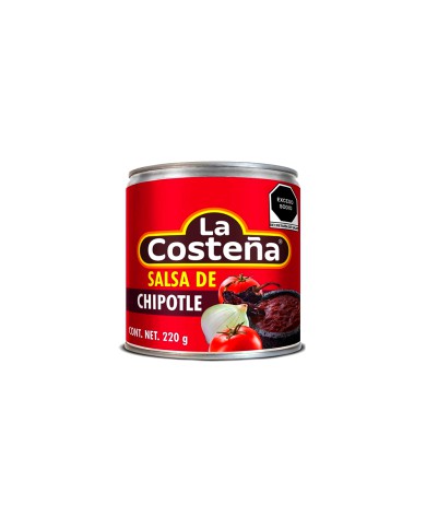SALSA DE CHIPOTLE LA COSTEÑA LATA 220 G