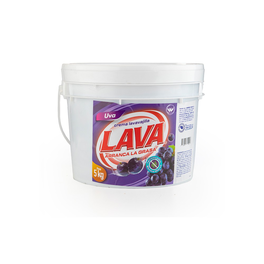 LAVAVAJILLA EN CREMA UVA LAVA 5 KG
