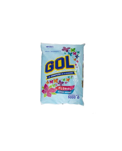 DETERGENTE EN POLVO FLORAL GOL 5 KG