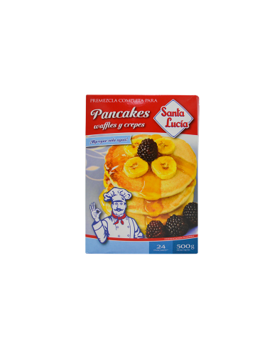 MEZCLA COMPLETA PARA PANCAKES SOLO AGUA SANTA LUCIA 500 G