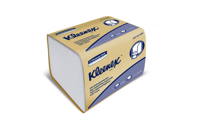 PAPEL HIGIENICO DOBLE HOJA DISPENSADO KLEENEX X 250 (30179062)