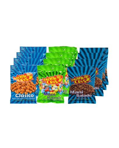 MANI SURTIDO MANICRIS 336 G (12 X 28 G)