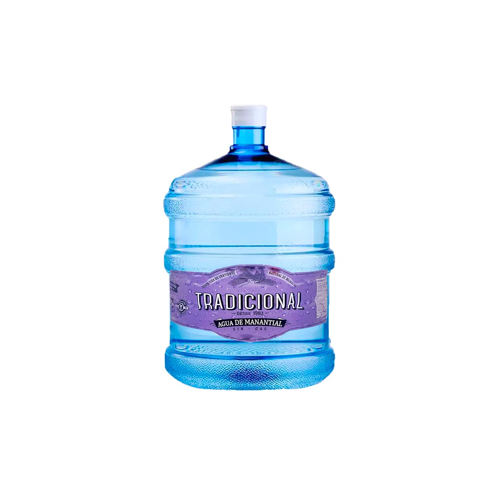 AGUA SIN GAS TRADICIONAL BOTELLON 20 LT