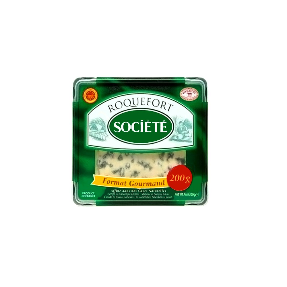 QUESO ROQUEFORT SOCIETE CAJA (8 X 200 G)