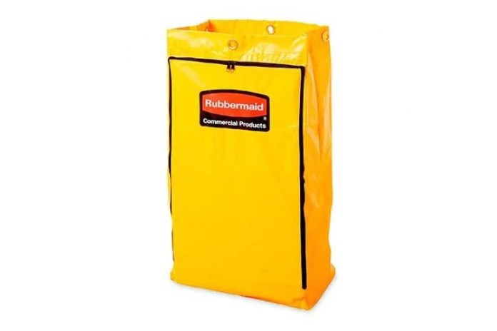 REPUESTO DE BOLSA DE VINILO AMARILLA RUBBERMAID 1966719 PARA COCHE 10190 / 10191