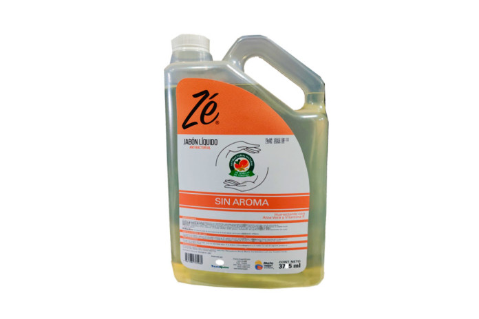 ZE JABON LIQUIDO DE MANOS SIN AROMA 1 GL