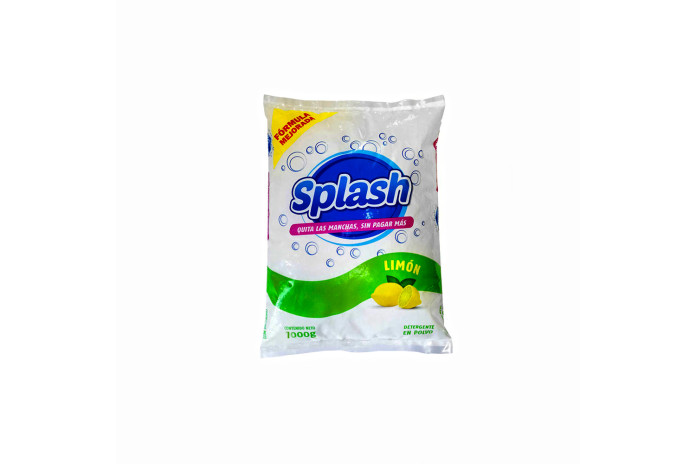 DETERGENTE EN POLVO AROMA LIMON SPLASH 1 KG