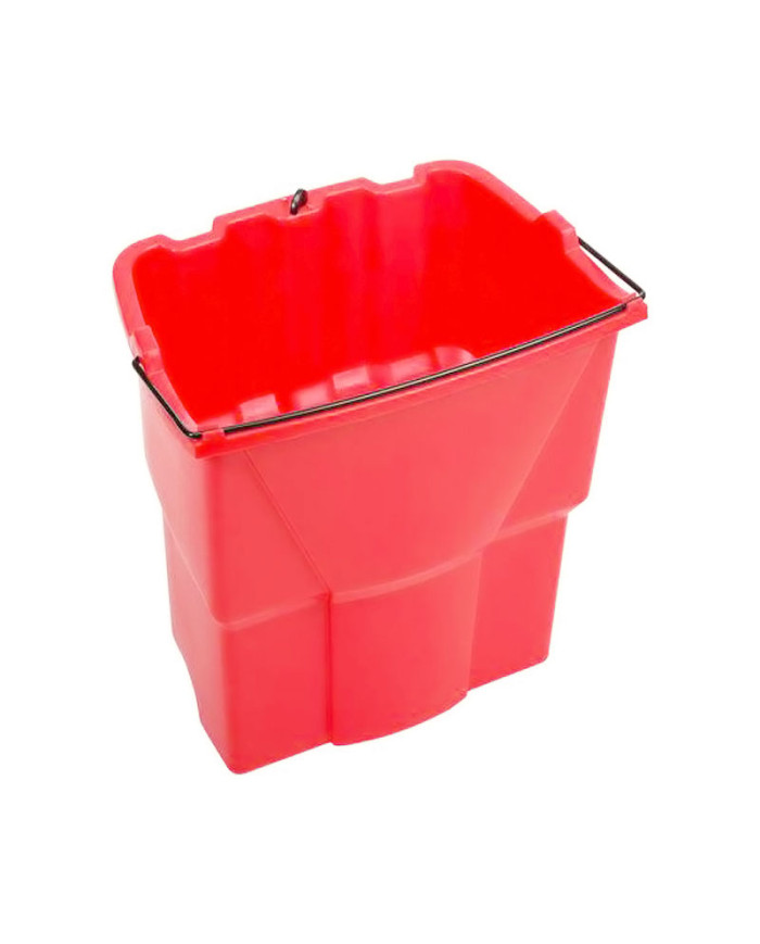 BALDE WAVEBRAKE ROJO PARA AGUA SUCIA 17 L RUBBERMAID (2064907)