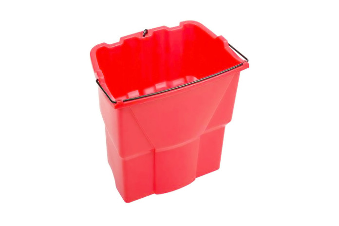BALDE WAVEBRAKE ROJO PARA AGUA SUCIA 17 L RUBBERMAID (2064907)