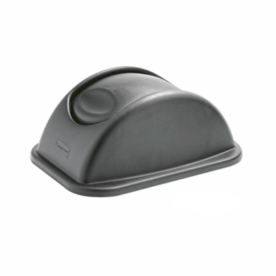 TAPA NEGRA PARA BASURERO DE 27 L RUBBERMAID (FG306600BLA)