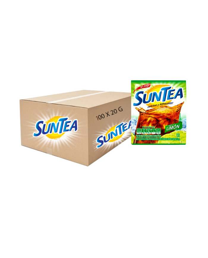 TE LIMON EN POLVO SUNTEA CAJA (100 X 20 G)