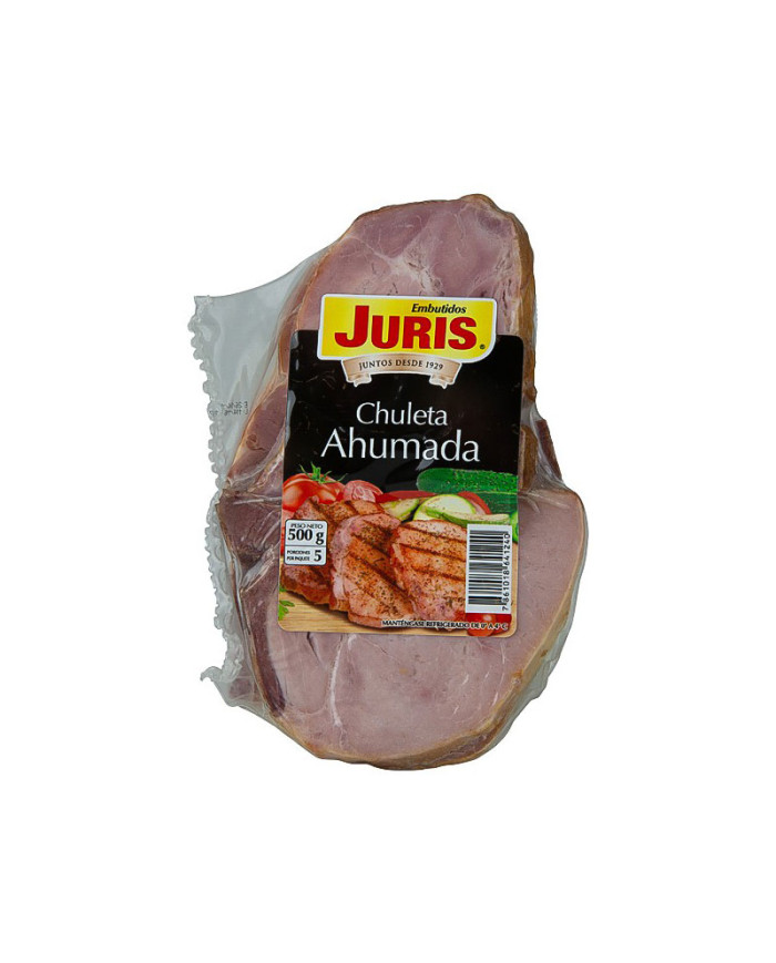 CERDO, CHULETA AHUMADA JURIS 500 G