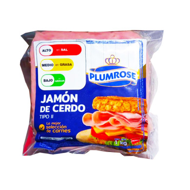 JAMON DE CERDO TIPO II PLUMROSE 1 KG