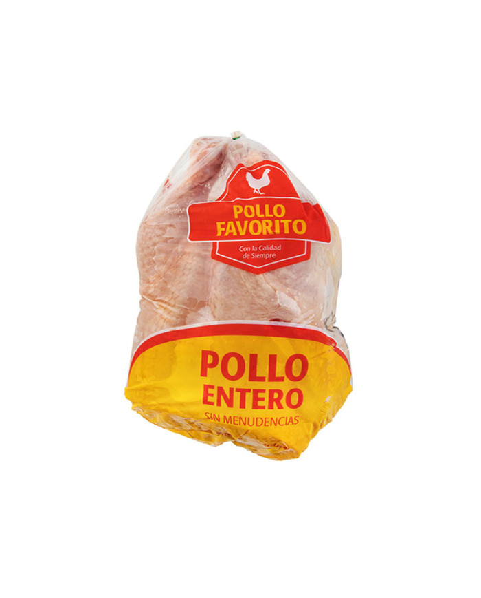 POLLO, ENTERO VACIO CONGELADO FAVORITO (2.0 - 2.5 KG)