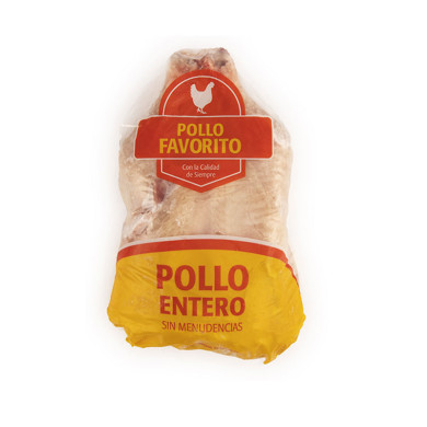 POLLO, ENTERO VACIO CONGELADO FAVORITO (1.6 - 1.8 KG)