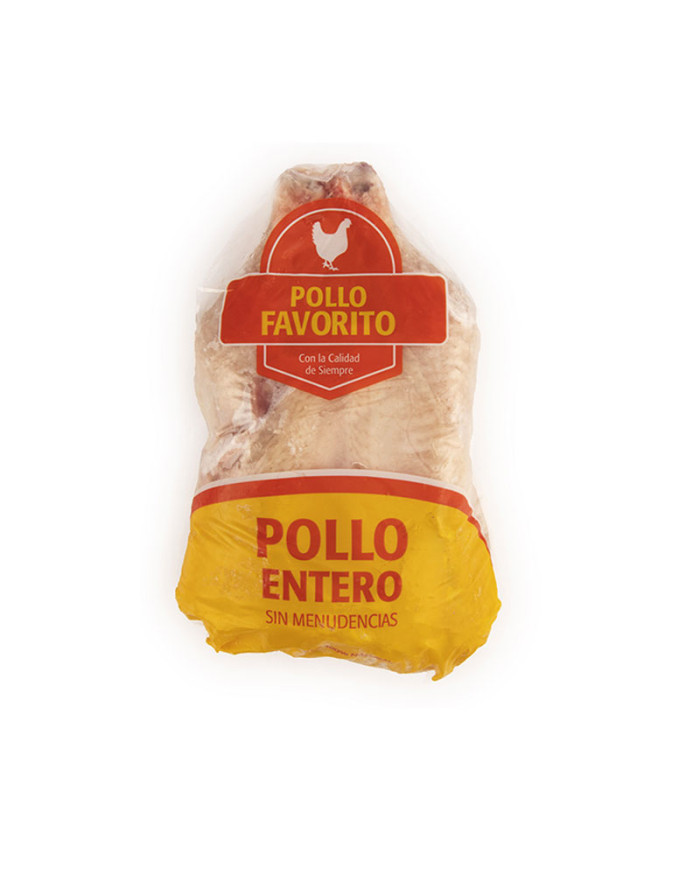 POLLO, ENTERO VACIO CONGELADO FAVORITO (1.6 - 1.8 KG)