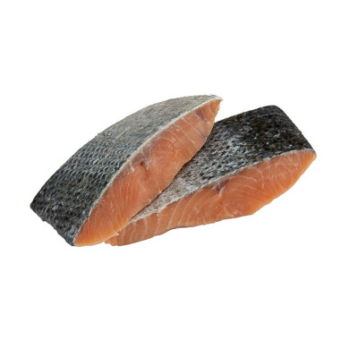 SALMON PORCION CON PIEL CONGELADO 4.54 KG