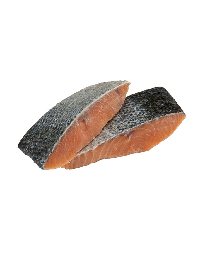 SALMON PORCION CON PIEL CONGELADO 4.54 KG