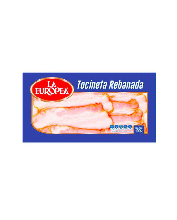 TOCINETA REBANADA LA EUROPEA 100 G