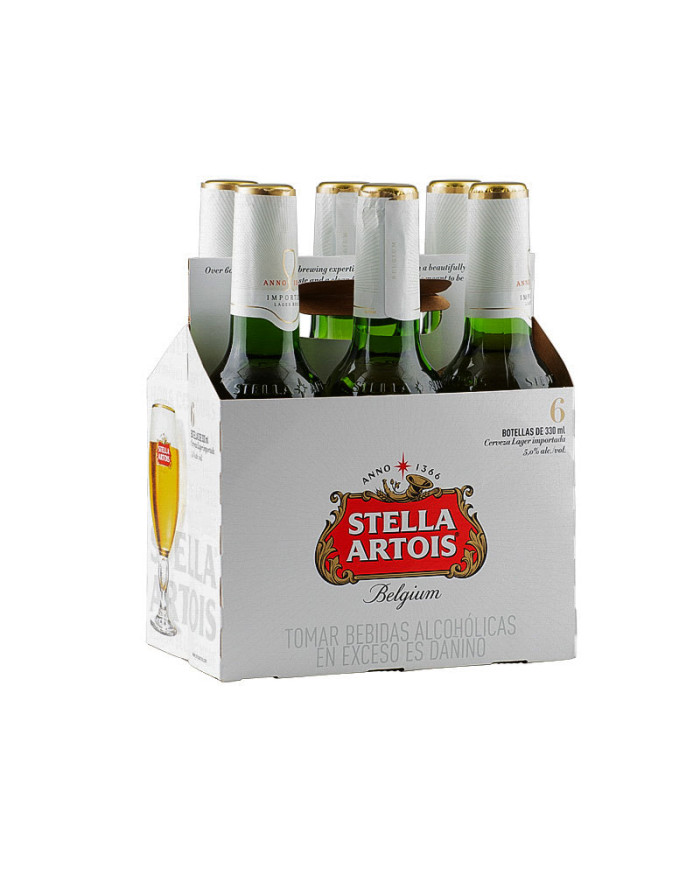 CERVEZA STELLA ARTOIS PACK (6 X 330 ML)