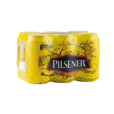 CERVEZA PILSENER LATA PACK (6 X 355 ML)