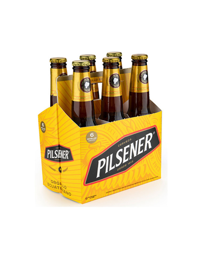 CERVEZA PILSENER BOTELLA PACK (6 X 330 ML)