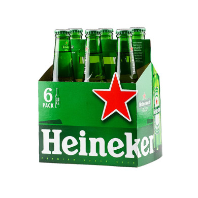 CERVEZA HEINEKEN PACK (6 X 330 ML)