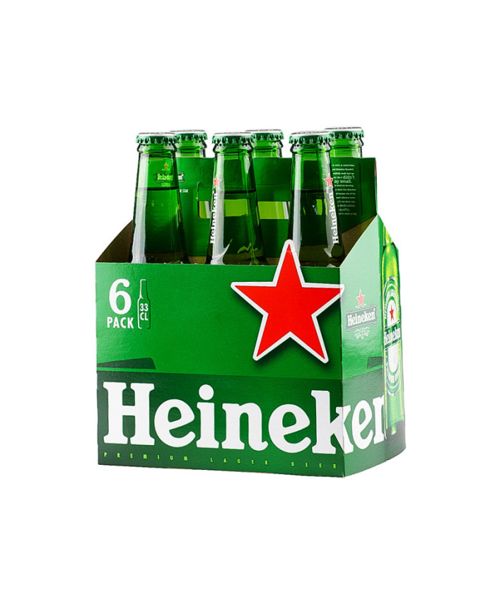 CERVEZA HEINEKEN PACK (6 X 330 ML)