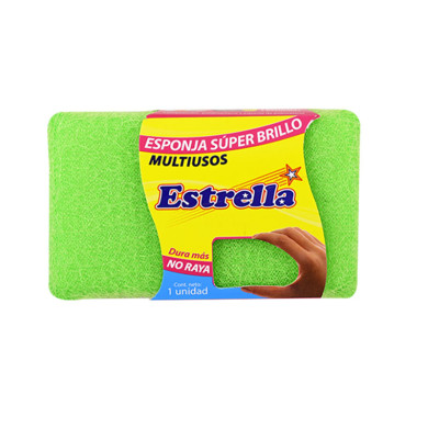 ESPONJA SÚPER BRILLO MULTIUSOS ESTRELLA CAJA (X 12)