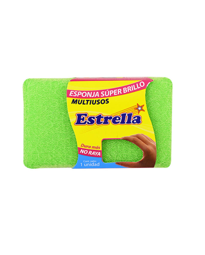 ESPONJA SÚPER BRILLO MULTIUSOS ESTRELLA CAJA (X 12)