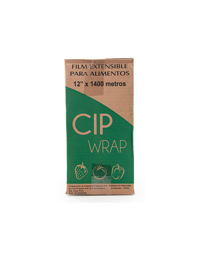 FILM EXTENSIBLE PARA ALIMENTOS CIP WRAP 30 CM X 1400 M