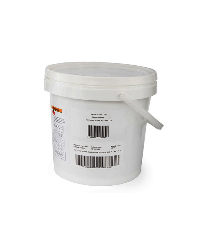 ACEITUNAS VERDES RELLENAS SNOB 4.1 KG