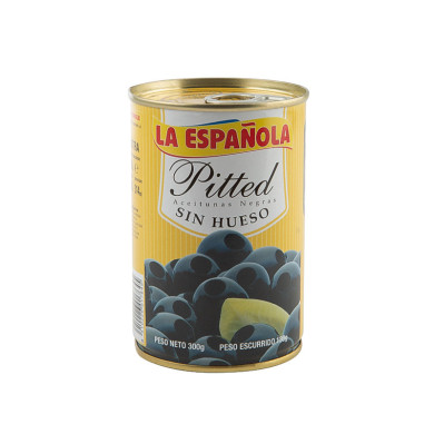 ACEITUNAS NEGRAS SIN HUESO LA ESPAÑOLA 300 G