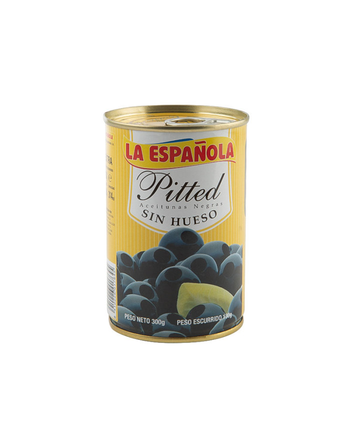 ACEITUNAS NEGRAS SIN HUESO LA ESPAÑOLA 300 G