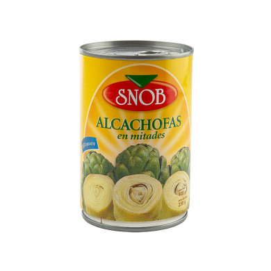 ALCACHOFA EN MITADES SNOB LATA 400 G