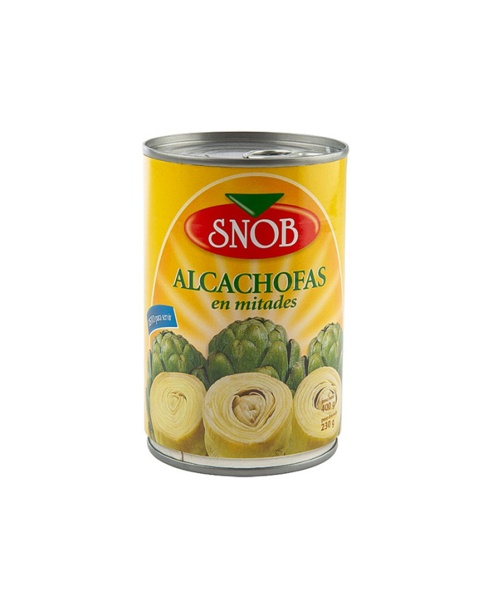 ALCACHOFA EN MITADES SNOB LATA 400 G