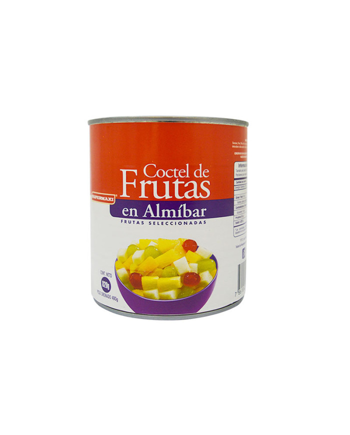 COCTEL DE FRUTAS EN ALMIBAR SUPERMAXI 820 G