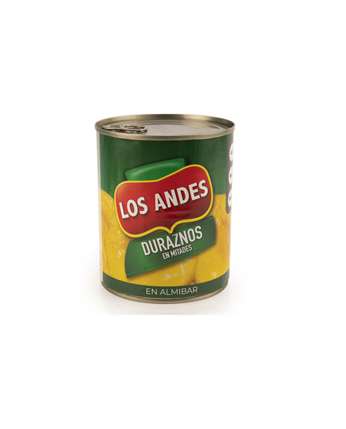 DURAZNOS EN MITADES ALMIBAR LOS ANDES 820 G