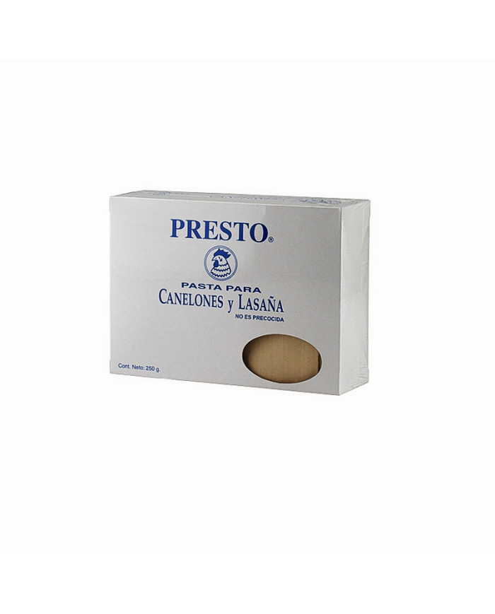 CANELONES Y LASAÑA PRESTO 250 G